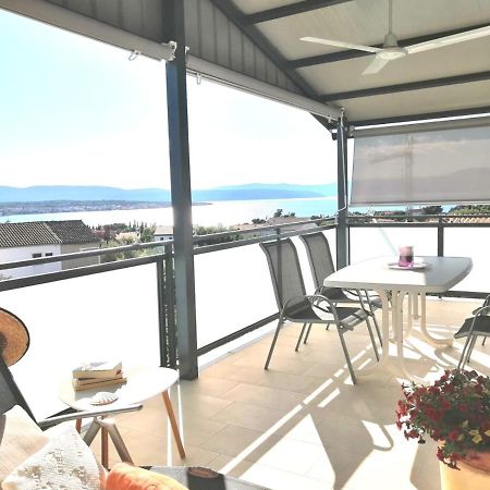 Lovely Sea View House In Malinska Island Krk Bagian luar foto